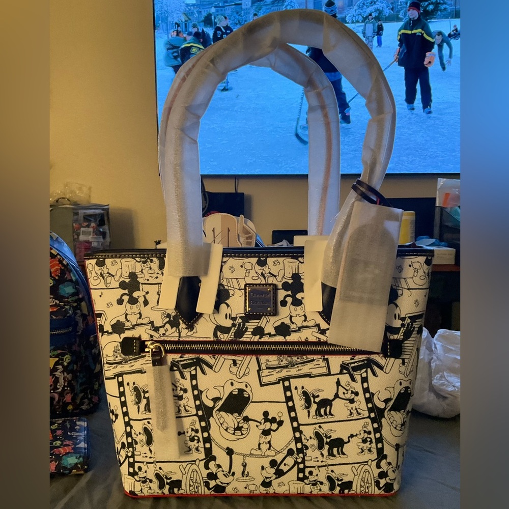 Disney Dooney & Bourke Mickey Mouse Steamboat Willie Purse - Tote Bag